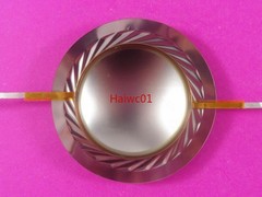 39mm Titanium Tweeter Diaphragm 58mm Outer Diameter Round Copper Wire Fast Ship