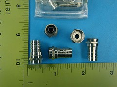 20 pcs RG-59 , Coax Cable F-Connector, IDEAL, 85-036, Crimp-on Style