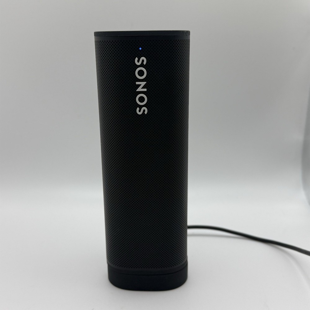 Sonos Roam (Gen1 ) With Charging Base Portable Bluetooth Speaker Black Tested