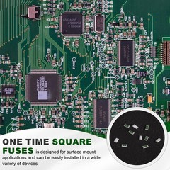 30Pcs 32V 5A Surface Mount Device Fuse One Time 1206 Square Fuses Green