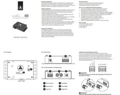 JL Audio LoC-22 Fully Active 2-Channel Speaker Level to Line Output Converter