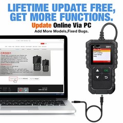 LAUNCH Creader 3001 Full OBD2 Scanner Car DTC Fault Code Reader Diagnostic Tool