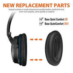 Ear Pads for Bose Comfort QC35/QC35 II Headphones Replacement Soft Cushion