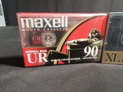 Maxell Audio Cassette Tapes 7pc Lot High Resonanceproof 90/100 Sealed