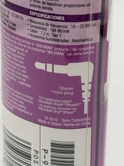 Sony MDR-E9LP Stereo Headphone Fashion Earbuds 2010 Purple 3.5mm Plug