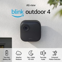 Blink Outdoor 4th Gen Add-on Camera WiFi Security HD Cam – requires sync module