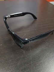 Ray-Ban Meta Wayfarer (Gen 1), Matte Black Gradient Graphite w/ Brown Case READ