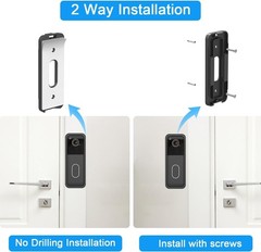 Blink Doorbell Mount for Easy No-Drilling Installation – Weather-Proof