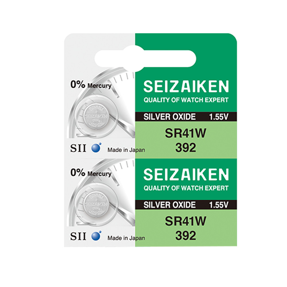 Seizaiken 392 SR41W 1.55V 0%Hg Silver Oxide Watch Battery – Wholesale