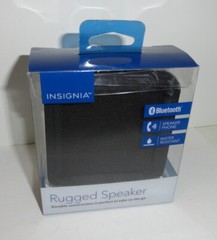Insignia Bluetooth Rugged Speaker Water resistant Durable construction