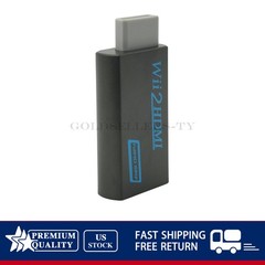 NEW Wii2HDMI Portable For Wii To HDMI Full HD Converter Audio Output Adapter TV