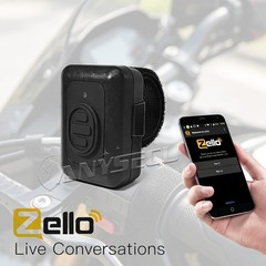 ANYSECU Zello 4G Network Radio W8 Android 8.1 GPS WIFI Mobile Phone + Earphone