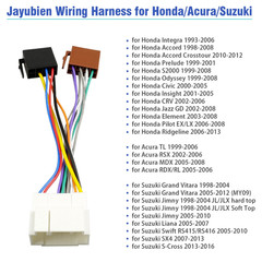 20Pin Aftermarket Radio Wiring Harness Adapter Compatible with Honda Suzuki Acur