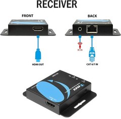 OREI 4K HDMI Extender Over CAT6/CAT7 HD POC Transmitter & Receiver (EX-230C)