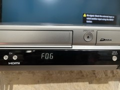 Panasonic DMR-ES35V VHS DVD Recorder Combo with Power Cord & Remote FOR PARTS