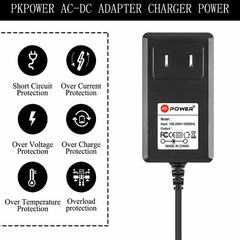 Pkpower 12V DC Adapter for TiVo BOLT 500GB DVR Streaming Player TCD849500 R84950