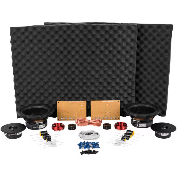 Dayton Audio BR-1 6-1/2″ 2-Way Bookshelf Monitor Speaker Kit Pair Components Onl