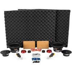 Dayton Audio BR-1 6-1/2″ 2-Way Bookshelf Monitor Speaker Kit Pair Components Onl