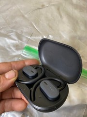 TOZO Open Buds Lightweight Wireless Earbuds Dual-Axis Open Ear Headphone-Black