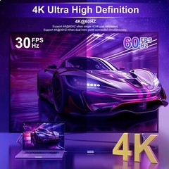 USB C to Dual HDMI Adapter 4K@60Hz, Type C to HDMI Splitter for Dua… Fast Ship