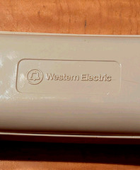 Western Electric Beige 2554 Touch Tone Wall Telephone Working Cond $35