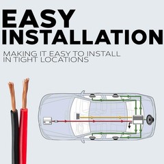Speaker Zip Wire Primary Bonded Red & Black Cable Stranded Car Audio Automotive