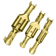 2.8/4.8/6.3mm Spade Terminals Male Female Brass Crimp Electrical Wire Connectors