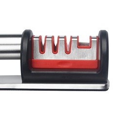 Multi functional handheld knife sharpener for household use fast 4-stage tungste