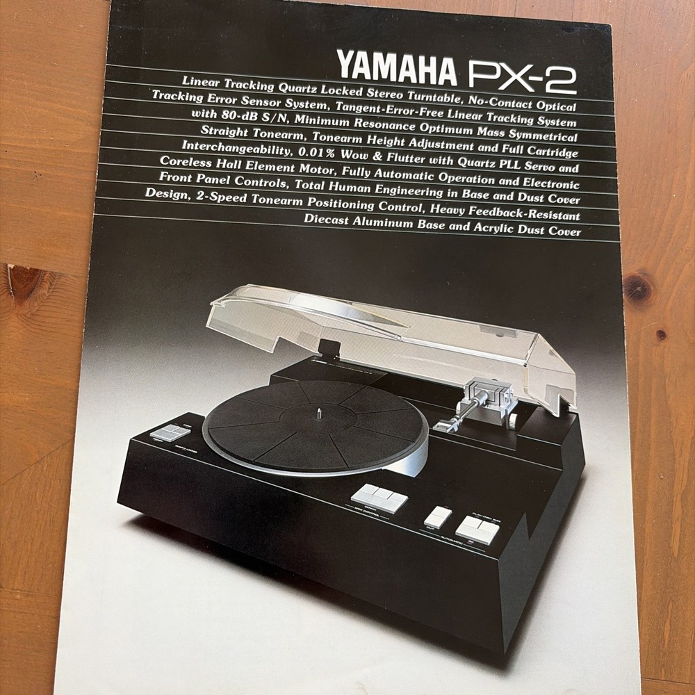 Yamaha Promo Brochure PX-2 Foldout & P-750 Small Foldout