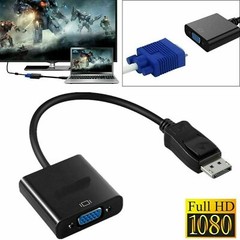 25 X Display Port DP to VGA Adapter Cable 1080P for laptop desktop Game Monitor