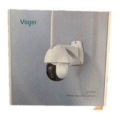 Voger VG360 Weather proof Wi-Fi Full HD Surveillance Camera White New In Box