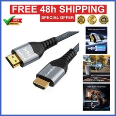 ConnBull 16K HDMI Cable 1.64 FT Ultra High Speed for 4K 8K Gaming