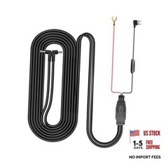 Car TV Headrest Monitor Hardwired Kit Battery Fuse Power Cable () 2 Ports