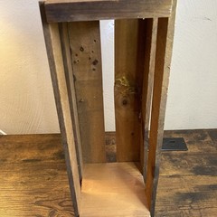 Wooden CD Crate Fits 28-30 With Flaws Rustic See Details