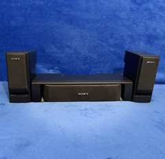 Sony SS-CN130 Center + 2x SS-V130 Wired Peripheral Speaker System 8 Ohm Black