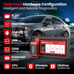 THINKTOOL MINI2 OBD2 Diagnosis ECU Coding Car Scanner All Systems 28 Reset CANFD