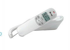 AT&T Trimline Corded Phone with Caller ID, White TR1909
