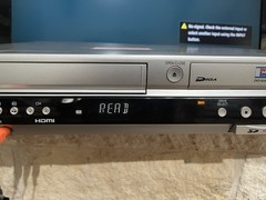 Panasonic DMR-ES35V VHS DVD Recorder Combo with Power Cord & Remote FOR PARTS