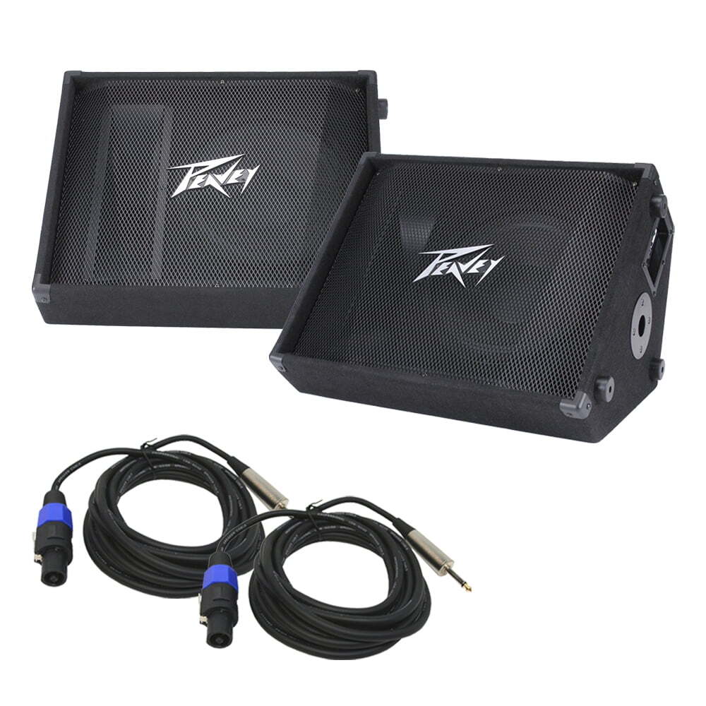 Peavey PV15M 15″ 2-way 1000-Watt Peak Floor Monitor Speaker w/ Handle & 1/4″ to