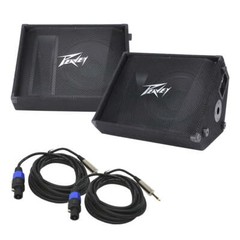 Peavey PV15M 15″ 2-way 1000-Watt Peak Floor Monitor Speaker w/ Handle & 1/4″ to