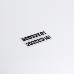 Celestion 10 Speaker Grill Logo Badge Emblem Aluminum 40mm(1.57″)X9mm(0.35″)