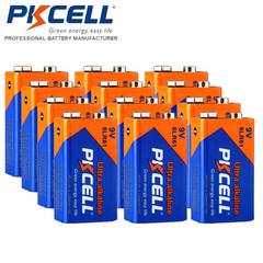 Lots 9V PP3 6LR61 6LP3146 LR22 BLOC Alkaline Batteries for Smoke Alarms