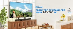 Universal TV Stand for 20-70 inch Flat Curved TVs, Height
