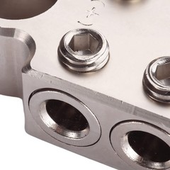 6Way Battery Terminal Connector 6×1/0 AWG Tapered Top Post Clamp +/
