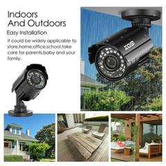 ZOSI 1080p 4in1 Wired Home CCTV Security Camera Outdoor Waterproof Night Vision