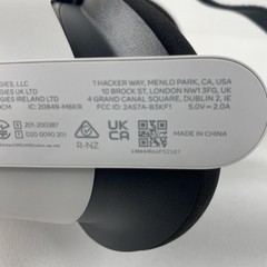 Meta Oculus Quest 2 128GB VR Headset ONLY with Comfort Headstrap Tested
