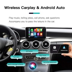 Wireless CarPlay Android Auto Module For Mercedes Benz NTG5.0 A C CLA 2015-2018