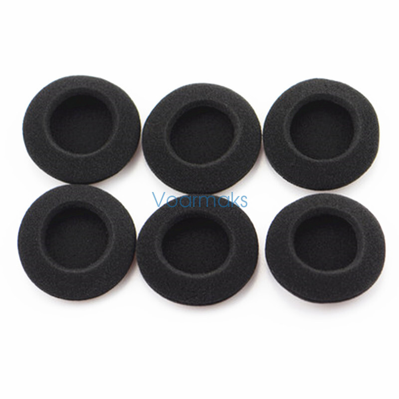 10 Pcs 40mm Replacement Foam Ear Pads Cushions for Over-Ear Headphones