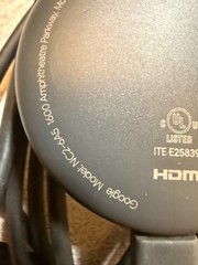 Google Chromecast HD Media Streamer HDMI NC2-6A5 w/ Ethernet Adapter