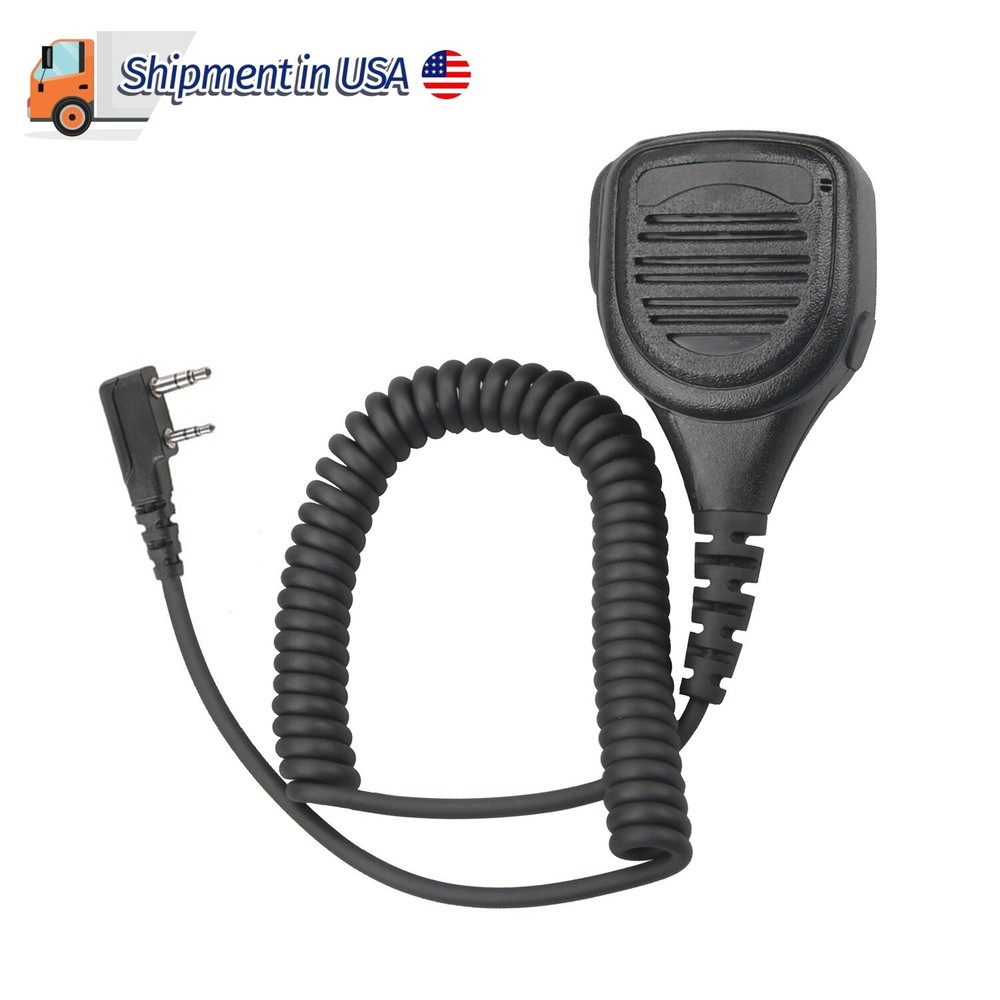 NEW waterproof IP56 Speaker Microphone for T-D878UV Plus/D878UV/D868UV RADIO